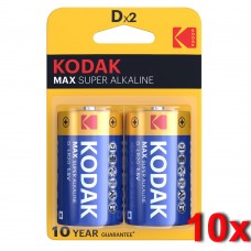 Kodak Max KD-2 góliát elem 2db/bliszter, 10 bliszter/doboz